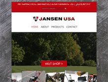 Tablet Screenshot of jansenusa.com